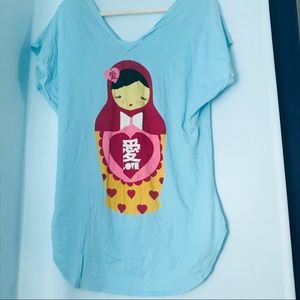 Harajuku Lovers oversized t-shirt